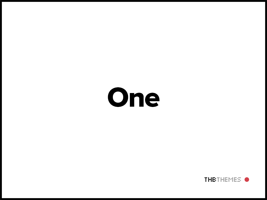 One WordPress Premium Themea
