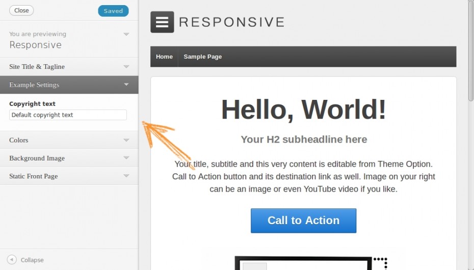 WordPress Early Customizer