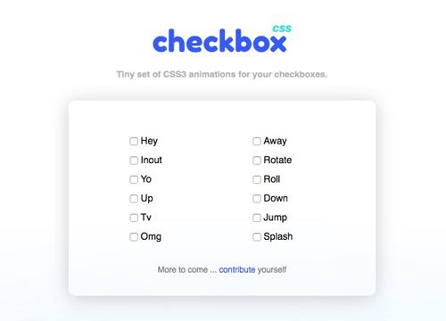 Checkbox.css — анимированные чекбоксы