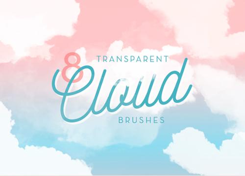 Полупрозрачные облачные кисти для Photoshop
