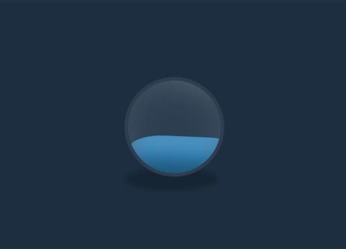 Анимированный пузырь на чистом CSS