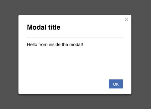 Модальное окно на чистом CSS