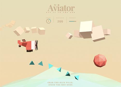 Игра «The Aviator» на Three.js