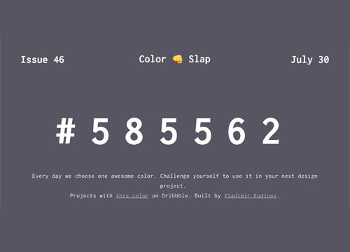 Color Slap — используй новый цвет каждый день