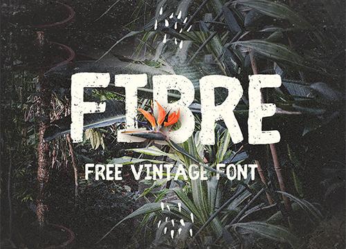 Fibre — бесплатный шрифт