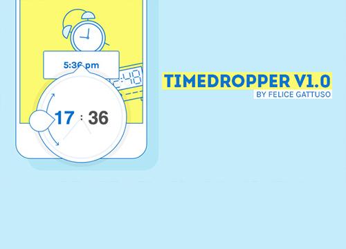 Timedropper — jQuery таймпиккер плагин