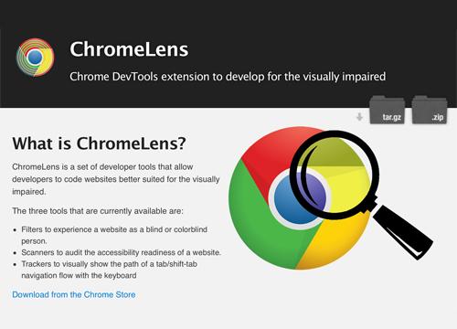 Расширение ChromeLens для тестирования доступности