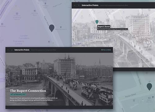 Интерактивная карта с точками на JavaScript