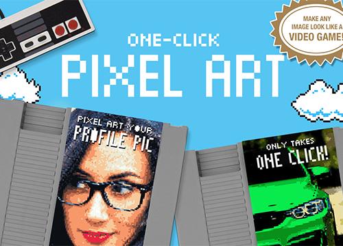 Pixel Art в один клик, с помощью Photoshop экшенов