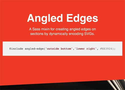 Скошенные углы на Sass и SVG