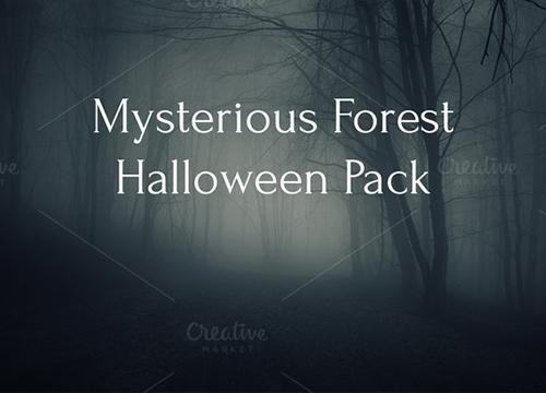 Загадочный лес на Halloween
