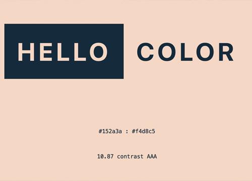 Hello Color — сервис для подбора контрастных цветов