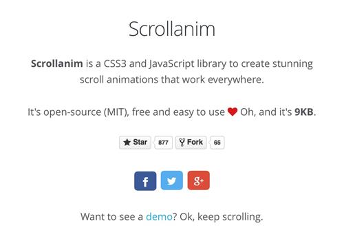 Scrollanim — создание анимаций при скроллинге