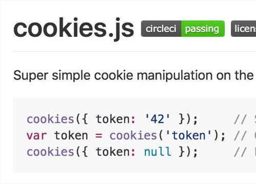 Cookies.js — API для «куков» в JavaScript