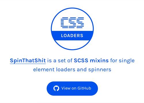 SpinThatShit — набор прелоадеров из Sass миксинов