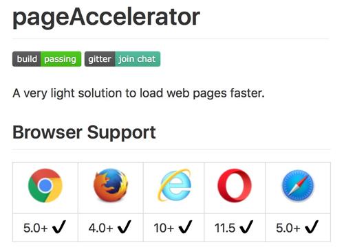 pageAccelerator — скрипт для ускорения страниц