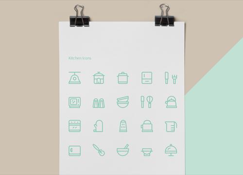 Набор кухонных иконок от Codrops