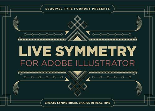 «Live Symmetry» — зеркальные узоры для Adobe Illustrator