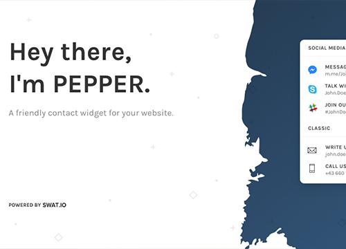 Pepper — контактный виджет с любыми данными