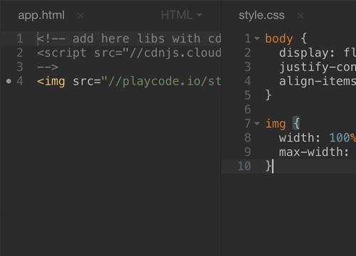 PLAYCODE — онлайн JavaScript редактор