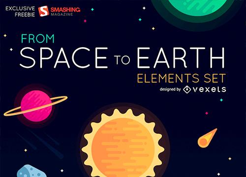 Космические элементы от звезд до Земли