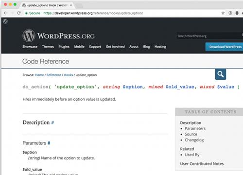 WordPress — используем хук по обновлении опции