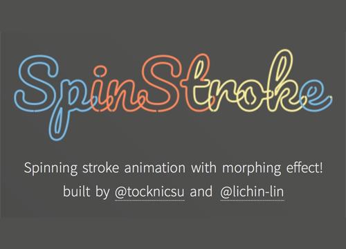 SpinStroke — анимации с помощью SVG и Canvas
