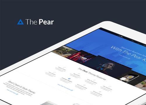 The Pear Landing — еще один бесплатный шаблон