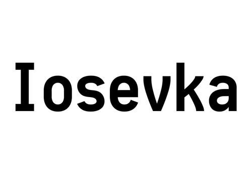 Iosevka — моноширинный шрифт для кода
