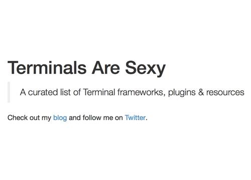 Terminals Are Sexy — репозиторий про консоли