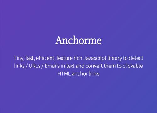 Anchorme — конвертируем текст в ссылки