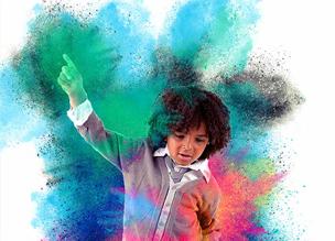 Эффект цветного распылителя в Adobe Photoshop