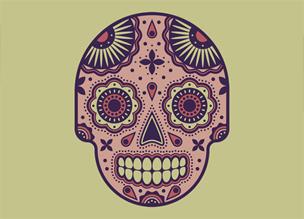 Векторный череп в Adobe Illustrator
