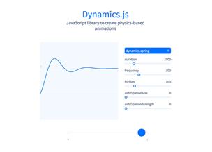 Dynamics.js — анимации, основанные на законах физики