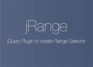 jRange — jQuery плагин для создания range слайдеров