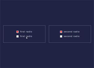 50 примеров CSS радио-кнопок