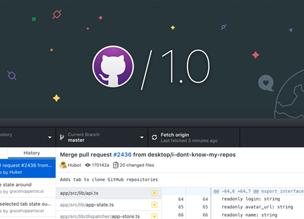 Релиз Github Desktop 1.0