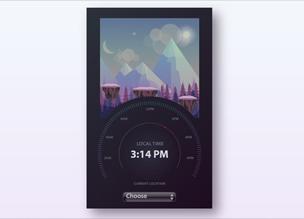 «Мировые часы» на Vue.js