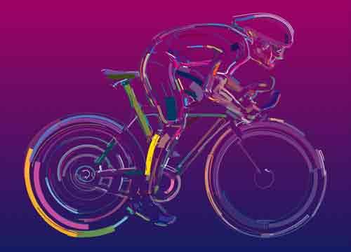 Анимированный SVG велосипедист с GSAP