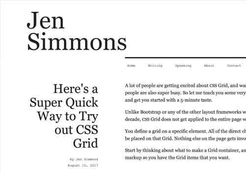 Очень быстрый способ попробовать CSS Grids